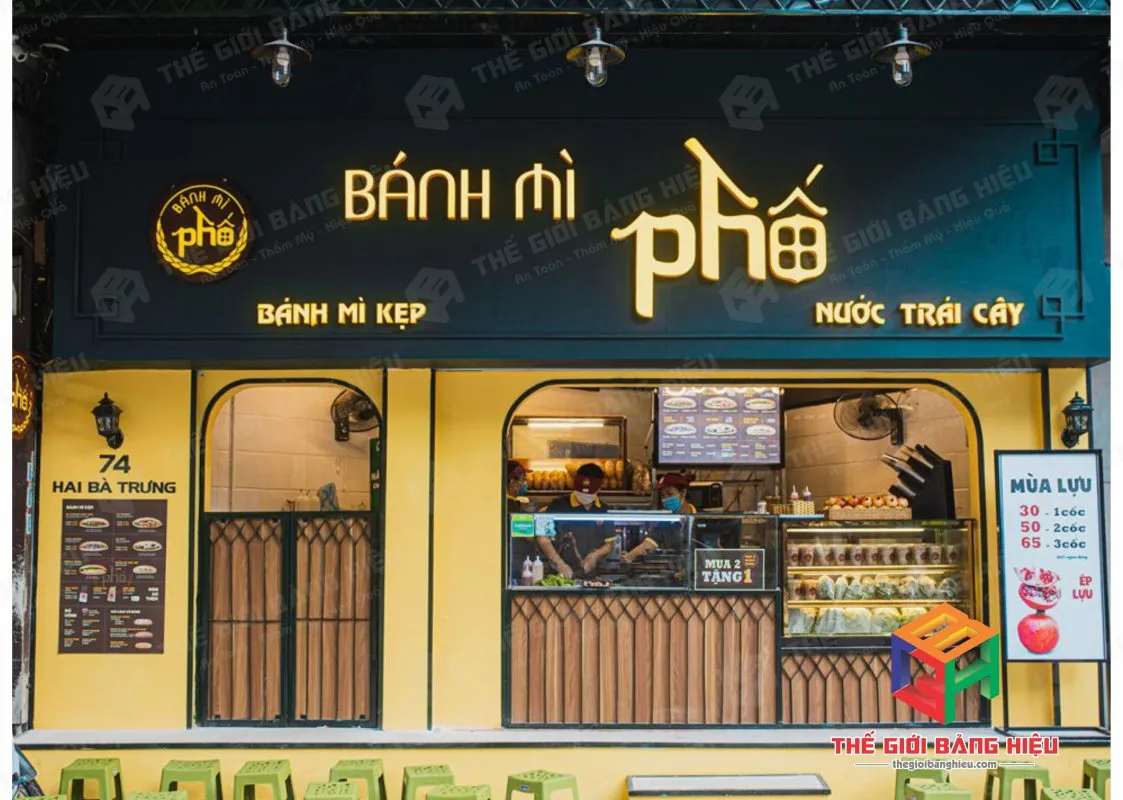 Thiết kế – thi công bảng hiệu