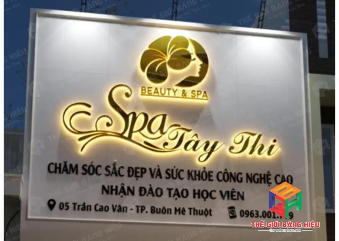 Thiết kế – thi công bảng hiệu