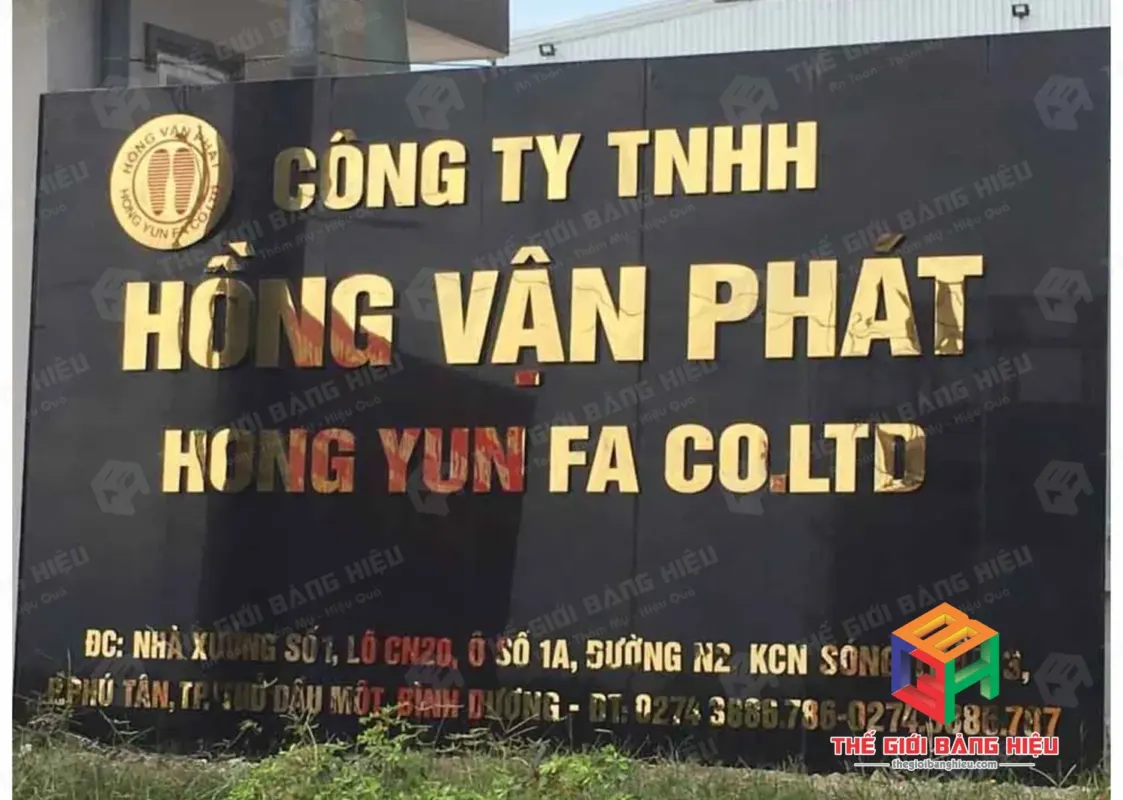 Thiết kế – thi công bảng hiệu