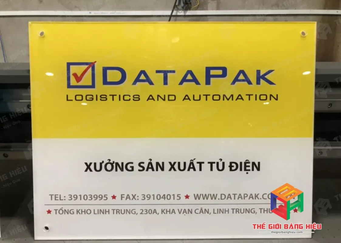 Thiết kế – thi công bảng hiệu