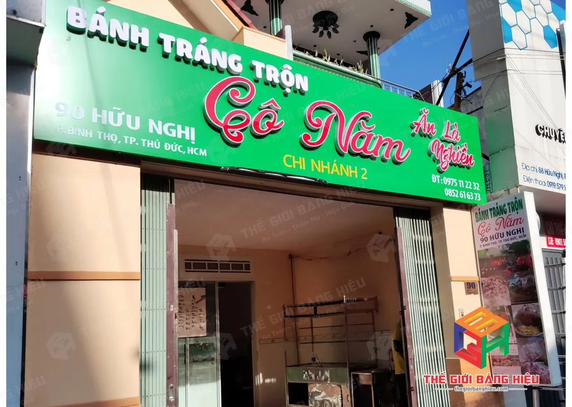 Thiết kế – thi công bảng hiệu