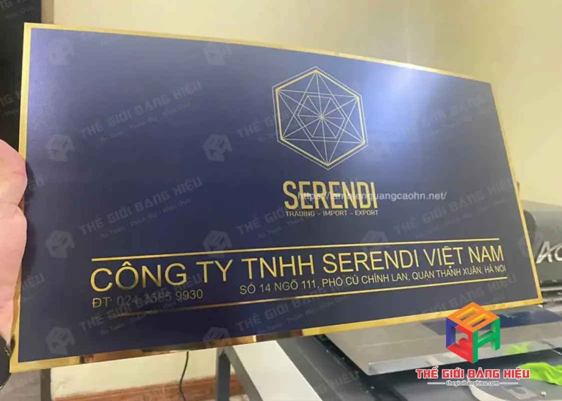 Thiết kế – thi công bảng hiệu