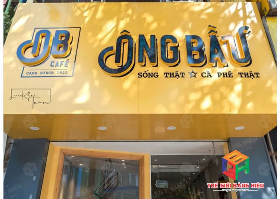 Thiết kế – thi công bảng hiệu