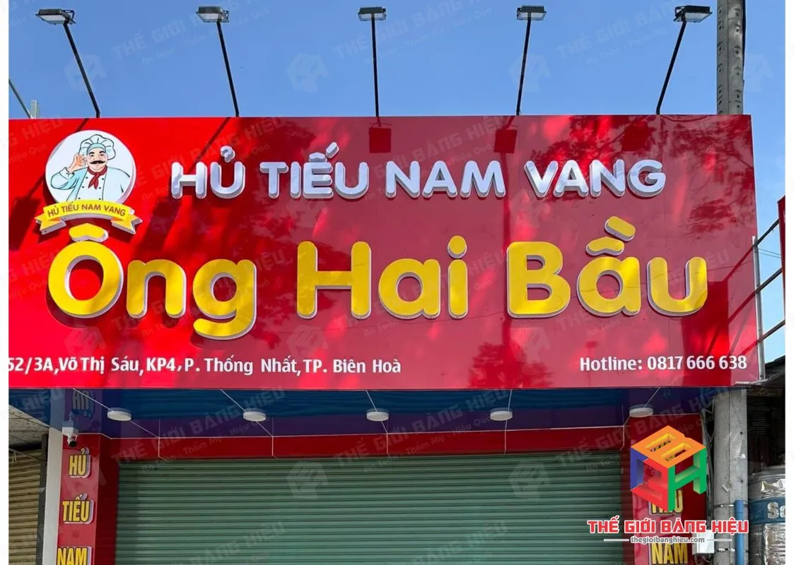 Thiết kế – thi công bảng hiệu