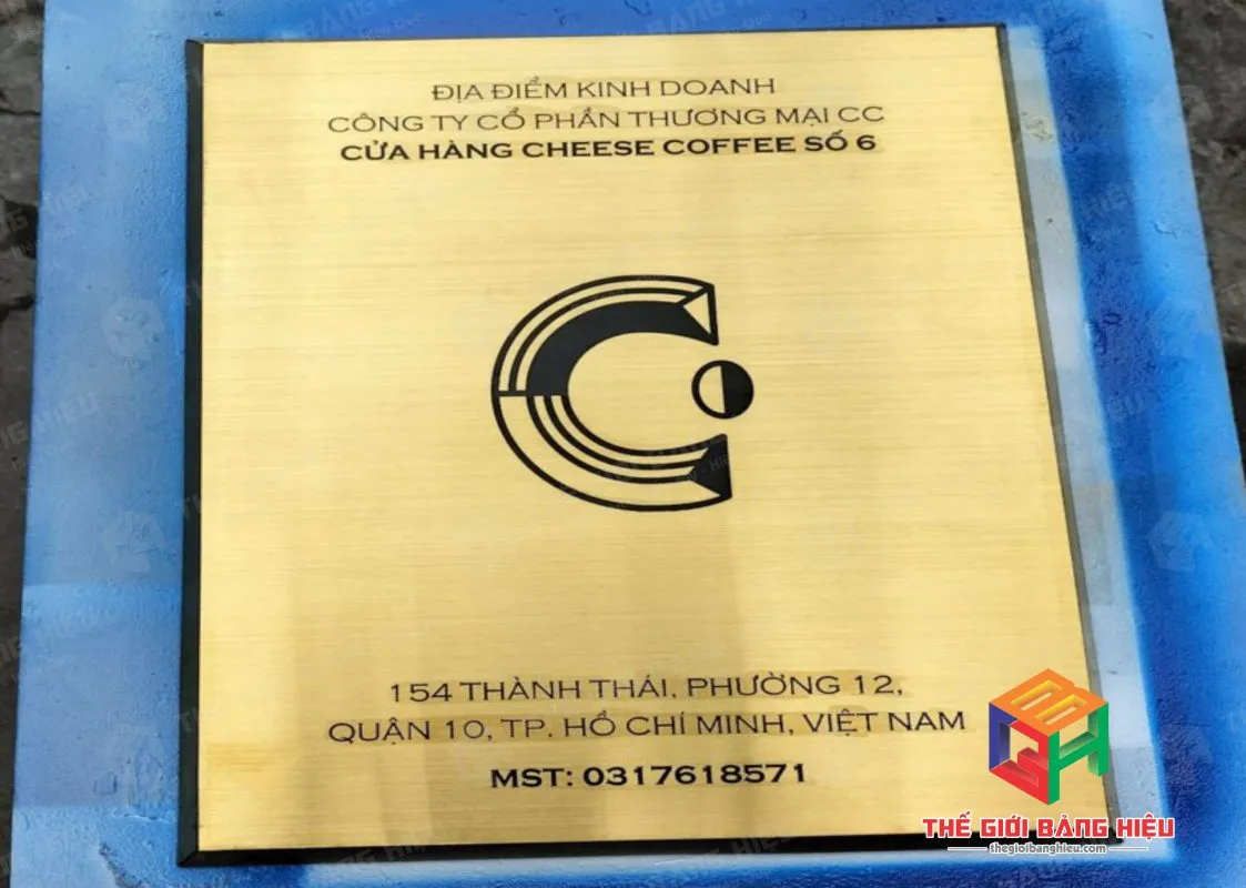Thiết kế – thi công bảng hiệu