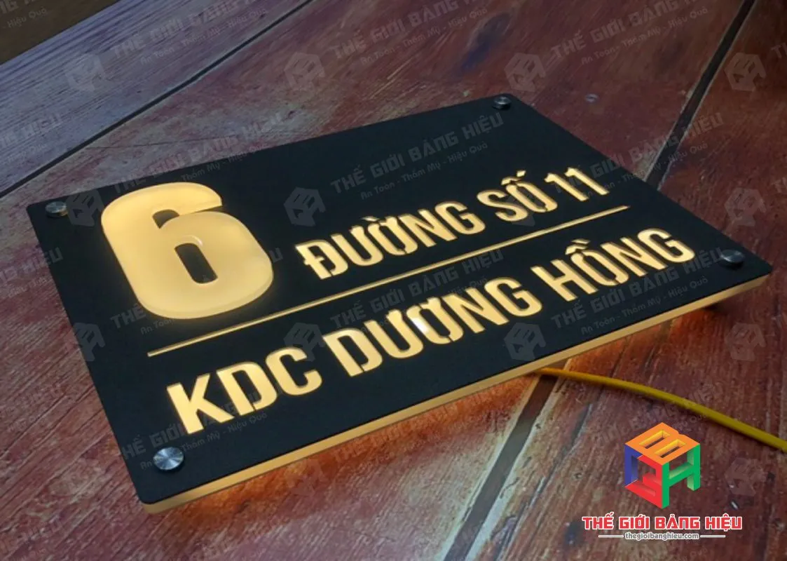 Thiết kế – thi công bảng hiệu