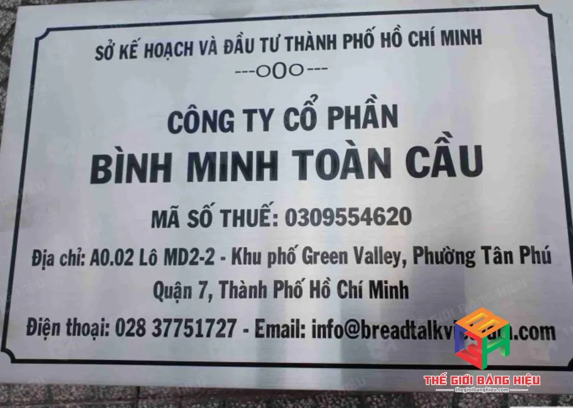 Thiết kế – thi công bảng hiệu