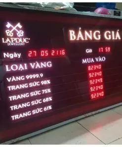 Bảng điện tử LED hiển thị tỷ giá ngoại tệ, lãi suất & giá vàng - Ảnh 2