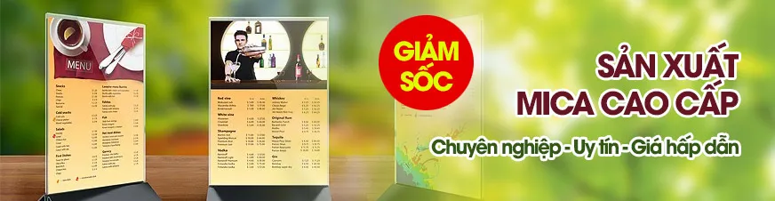 Thiết kế – thi công bảng hiệu