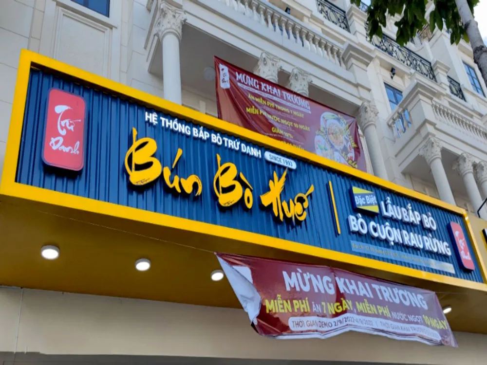 Thiết kế – thi công bảng hiệu