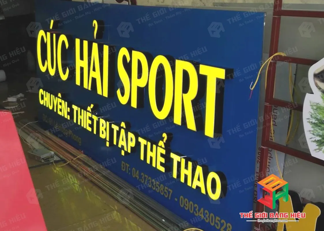 Thiết kế – thi công bảng hiệu