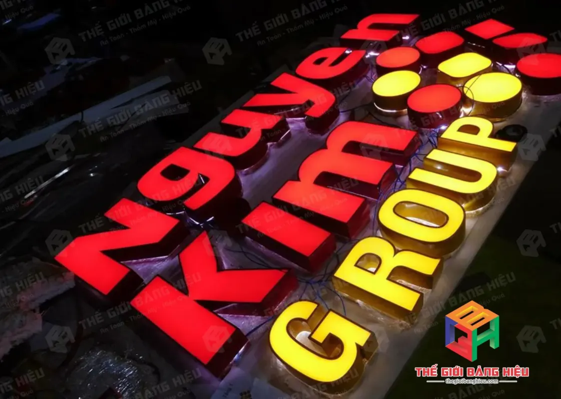 Thiết kế – thi công bảng hiệu