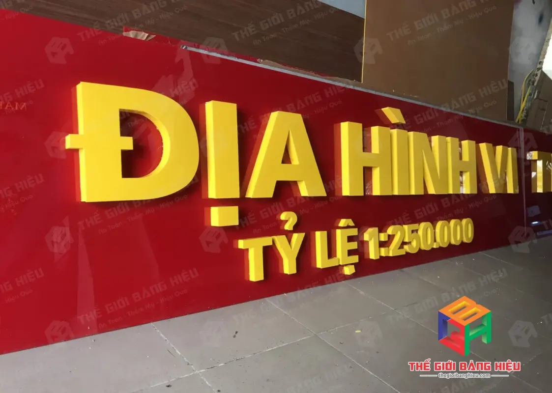 Thiết kế – thi công bảng hiệu