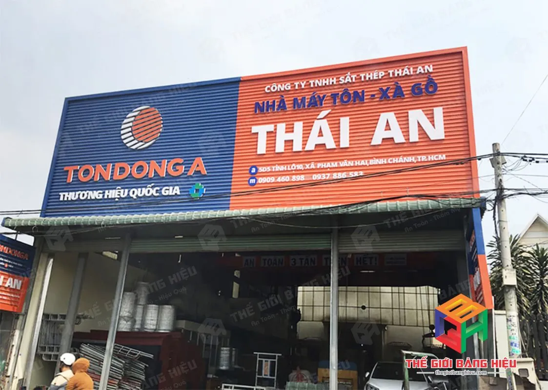 Thiết kế – thi công bảng hiệu
