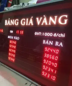 Bảng tỷ giá vàng điện tử (Bảng LED giá vàng) - Ảnh 4