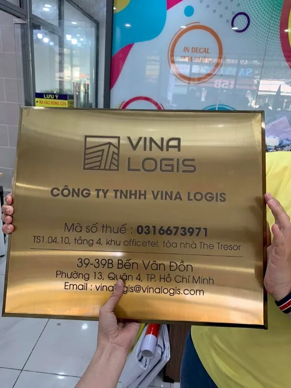 Thiết kế – thi công bảng hiệu