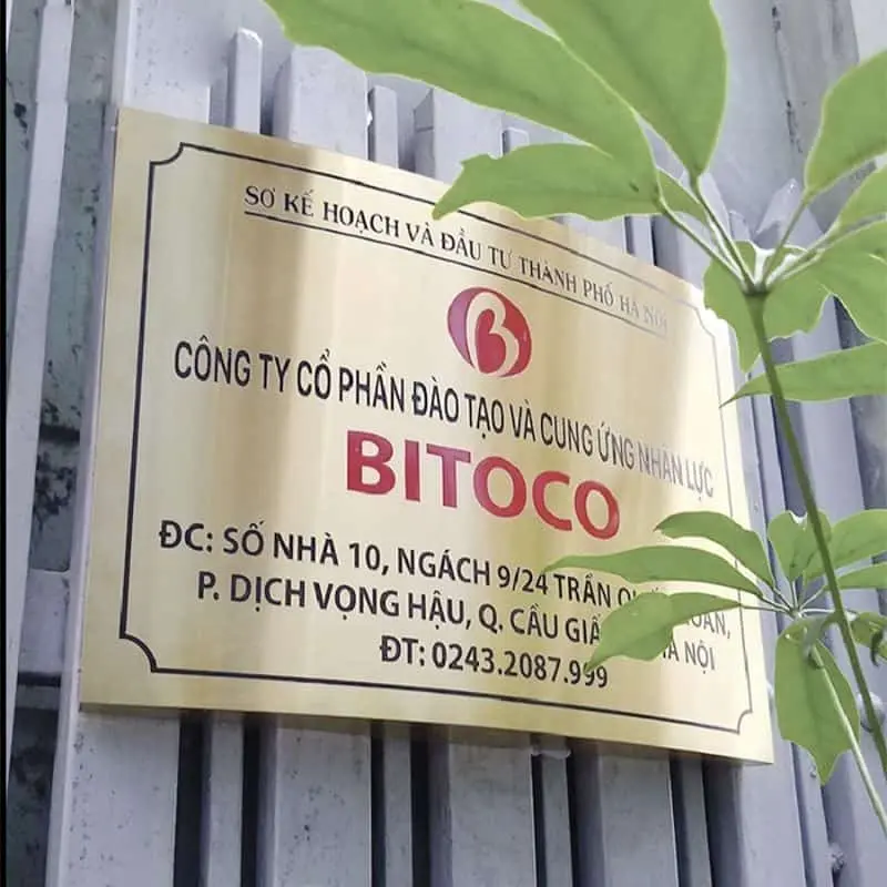 Thiết kế – thi công bảng hiệu