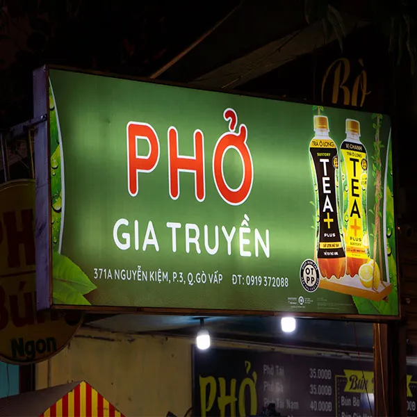 Thiết kế – thi công bảng hiệu